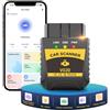 iKiKin Adattatore Bluetooth dello strumento diagnostico dello scanner OBD2, utilizzato per leggere i codici di errore dell'automobile, con l'applicazione OBD avanzata su iOS e Android
