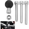 MOMOALA Ram Ram-B-367U Manubrio Moto Base Clamp Con 1Pollice Ball & M8 Kit Viti Set