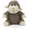 lilizzhoumax Peluche di Pecora 13cm/5" sedersi simulazione, Morbido Bambole Animali Selvatici, Regalo per Bambini e Amici grigio