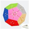 Oostifun FunnyGoo Shengshou 2 x 2 x 12 Megaminx Dodekaeder Block Puzzle 2 x 212 superficie Gigaminx Twist magico puzzle cubo adesivo giocattolo multicolore con supporto cubo Stickerless