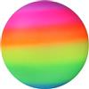 JOCXZI 1 PCS Pallone da Spiaggia-Pallone da Calcio Arcobaleno, 9 inch Pallone da Spiaggia, Palla in PVC Calcio Palline morbide per Interni ed Esterni Bambini Gioco Piscina