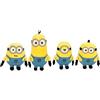 Famosa softies Minions - Set di 4 personaggi di peluche Bob, Otto, Kevin, Stuart e Dave 1 pezzo (1 pezzo)