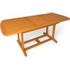 aTe Casa Tavolo Allungabile Dakota 90x150/200 in Legno Tropicale PEFC