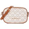 Valentino Lady Re, Borsa Donna, Bianco/Cuoio