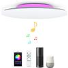 chysongoods 36W Φ40cm Plafoniera LED Compatibile Amazon Alexa Google Home Con Bluetooth Altoparlante Telecomando Luce Regolabile Cambia Colore RGB Lampada Da Soffitto WIFI Intelligente Per Camera Da Lettoletto