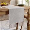 Aoztio Runner da tavola Rustico in Stile Lino, Runner da Tavolo in Cotone da Fattoria, Runner da Tavolo Boho Lungo per la Decorazione della tavola di casa e l'uso Quotidiano - caffè Chiaro, 180cm