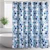 Lkw Ogechi Tende da Doccia Blu Lavabile in Poliestere, Tende da Bagno Extra Larga da 300 CM per Ambienti Umidi, 200/220/240 CM Antimuffa Tenda da Doccia, Tende da Bagno con Orlo Ponderato (180x200cm)