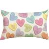 Artoid Mode Cuore Love Forever True Love - Federa per cuscino per San Valentino, 30 x 50 cm, motivo primaverile, stagionale, per divano e soggiorno