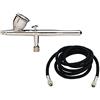 Iwata Aerografo Iwata Revolution HP-CR con Tubo aria telato Fengda 3 m attacco 1/8-1/8