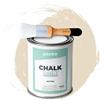 PECTRO Chalk Paint Vernice a Gesso 750ml + Pennello Tondo in Legno Pack - Pittura per Mobili Senza Carteggiare - Chalk Paint Bianco e Colori per legno Efetto Polvere (BEIGE CHIARO)