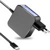 FSKE Alimentatore 45W PC Portatile caricatore type C per HP Lenovo ASUS portatili Notebook Caricabatterie Adattatore Connettore tipo C