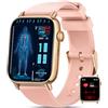 BANLVS 2025 Smartwatch Donna con 𝐆𝐥𝐢𝐜𝐞𝐦𝐢𝐚/HRV/ECG, 1,83 Smart Watch Orologio con Bluetooth Chiamate, SpO2, Cardiofrequenzimetro Sonno 145+ Sport IP68 Notifiche Messaggi Android iOS Rosa