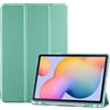 ProCase Custodia Cover per Samsung Galaxy Tab S6 Lite 10,4 pollici 2022/2020 (SM-P613/P619/P615) Ultra Sottile Smart Cover per Tab S6 Lite con Portapenna -Menta