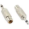 zdyCGTime Adattatore da RCA a 3,5 mm audio TS da 3,5 mm, spina mono maschio a RCA femmina.2 pezzi 2-Pole