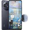 TCL 50 NXTPAPER 5G - Smartphone 5G Display 6.8 120Hz Nxtpaper 3.0, 256GB, 16GB RAM (8GB+8GB virtual RAM), Tripla Camera 108Mpx, Android 14, Batt. 5010 mAh, Black, cavo USB Type-c aggiuntivo