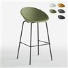 Produce Shop Sgabello Alto Design Moderno per Cucina Bar Ristorante h73cm Flaund - Verde