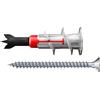 Fischer 25x Tasselli con Vite Duoblade per Cartongesso Autoforanti ed Espandenti ad Alta Caricabilità, 545676
