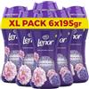 Lenor Profumatore Bucato Perle Profumate Lavatrice, Gelsomino Scarlatto, Maxi Formato 6 x 195g, Intensificatore Di Profumo