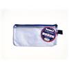 Habercrafts DL Tuff Bag Portafoglio in plastica trasparente con cerniera, astuccio per matite e cartelle, resistente all'acqua, rinforzato in rete (DL, 1 confezione)