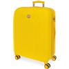 MOVOM Riga Valigia Grande Giallo 56 x 80 x 29 cm Rigida ABS Chiusura TSA 91L 4,7 kg 4 ruote doppie, giallo, Taglia unica, Valigia grande