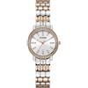 GUESS Orologio da donna 30mm - Bracciale bicolore quadrante bianco cassa bicolore, bianco, GW0612L3