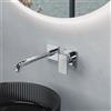 Fortis square rubinetto lavabo a parete, per corpo incasso Toya, 8420811PC, Scala; Toya; Zola cromo [Rubinetteria Bagno > Rubinetteria Lavabo]