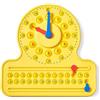 hand2mind Learning Resources Orologio NumberLine Bubble Popper Sensoriale Multicolore, Gioco Educativo Leggere l'Ora Matematica STEM, Popper Fidget Conteggio Ore Minuti, Manipolativo Classe Bambini 5+