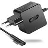 CYD Alimentatore PowerFast, 36 W, per cavo di ricarica Microsoft, laptop Surface Pro 3 Pro 4 Pro 5 Windows i5 i7 2017 Model 1625, 5,25 Ft (1,6 m)