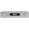 Madison MAD-1400 BT Amplificatore HiFi Stereo con Bluetooth (2 x 140 Watt RMS, Porta USB SD MP3, AUX, Equalizzatore a 2 Bande) Silver