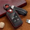 ontto Custodia per Chiave Auto, Adatta per Land Rover Range Rover Evoque Velar Discovery 5 Jaguar E-Pace 2018-2022, Telecomando Portachiavi in Pelle, Accessori Auto, Colore: Nero