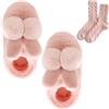 TYXHXTF Ciabatte Donna Invernali da Casa Pelose Calde Pantofole Donna Invernali Pantofole Donna Pelose Fluffy Antiscivolo Autunno Interno Esterno, Rosa