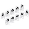 QUARKZMAN 2A T8 G13-F266 Tubo Presa 8pz non-Deviato Singol Testa Bianco | Fluorescente, Lampada Supporto, G13 Base, per LED, Fluorescente Tubo, Ricambi
