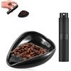ZONGYUNYNOLE 2 Piezas Tazza Dosatrice per Chicchi di Caffè da 2 Pezzi Accessori per Caffè Accessori per bar in Ceramica Recipiente di Dosaggio in Ceramica/Vassoio Dosator