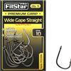 PRO FILSTAR Set di 10 Ami da Pesca Wide Gape Straight N10 - Set Pesca Carpa - Ami Carpfishing - Ganci alla Pesce - Kit Pesca Lago - Pesca Accessori - Method Feeder Fishing Hook - Articoli da Pesca