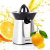 Duronic JE6 SR Spremiagrumi elettrico 100W, Estrattore in acciaio inox, Spremiagrumi automatico con filtro, Spremitore con 2 coni, per succo di arancia limone lime pompelmo, Beccuccio anti-goccia