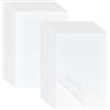 BENECREAT 100 Fogli A5 Fogli di Plastificazione PET, Pellicola Autoadesiva per Laminazione A Freddo Satinata, Adesivo Laminato Impermeabile Da 214x148 mm per Cartoline Poster per Pittura Fotografica
