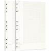 Zelten 2 Pack B5 90 fogli/180 pagine Connell Loose Leaf Punched Paper Refills carta per 9 Hole Binder Personal Organizer Diary Notebook Refillable Planner