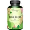 Vegavero Fieno Greco BIO | 2.900 mg | Polvere + Estratto (4:1) di Fenugreek Attivato | per Allattamento e Seno | con 1,5% di Saponine | Vegan e Senza Additivi | 120 capsule | Vegavero®