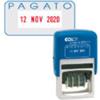 COLOP Timbro S260/L2 Datario + PAGATO - 4 mm - autoinchiostrante - bicolore - Colop