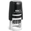 COLOP Timbro datario R30 - diametro 30 mm - 4 righe - autoinchiostrante - personalizzabile - Colop