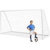 FANTASK Porta da calcio, 365 x 180 cm, colore: bianco