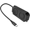 XMSJSIY - Altoparlante USB Tipo C per computer, laptop, 3W, portatile, plug-in, altoparlante esterno per PC desktop, laptop, monitor, telefono - 1 pezzo