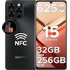 DOOGEE Note 58 Pro Smartphone Android 15, 32GB+256GB/TF 2TB Cellulari, 6250mAh Telefono Cellulare, 6.75 90Hz Octa-Core Telefoni, 16MP+8MP/Fingerprint/Face ID/4G Dual SIM/Widevine L1/OTG/Tipo-C/NFC