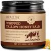 HUALIJIA Beef Tallow Face Cream, Crema Viso con Sebo Bovino Naturale con Cera d'Api e Miele Per Pelle Sensibile e Disidratata, Idratante Intensa, Assorbimento Rapido e Senza Profumo, 120G