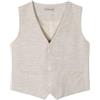 Mayoral Gilet Lino Suiting per Bambini e Ragazzi Sabbia 7 Anni (122cm)
