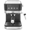 Wintem Macchina del Caffè in Plastica e Acciaio1050W 1,5L in Nero - Doppio Filtro in Metallo - Funzione Montalatte Innovativa - Ugello Vapore Staccabile Pratico e Facile da Pulire