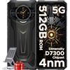 DOOGEE S200 Plus Rugged Smartphone 5G MTK 7300 4nm, 32GB+512GB 10100mAh 100MP+32MP+20MP Telefono Indistruttibile, 6.72"FHD 120 Hz 1.32" AMOLED Rear Display Al Funzione BT5.4/Fingerprint ID/Face ID/OTG