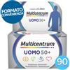 Multicentrum Uomo 50+ Multivitaminico Vitamina D C B Zinco, 90cpr 120 g Compresse