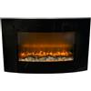 Divina Fire Camino elettrico caminetto da parete SAN DIEGO L88,5 x P13,5 x H56