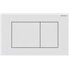 GEBERIT PLACCA DI COMANDO GEBERIT SIGMA 40 SQUARE ACCIAIO INOX BIANCO OPACO 115.629.JT.1
